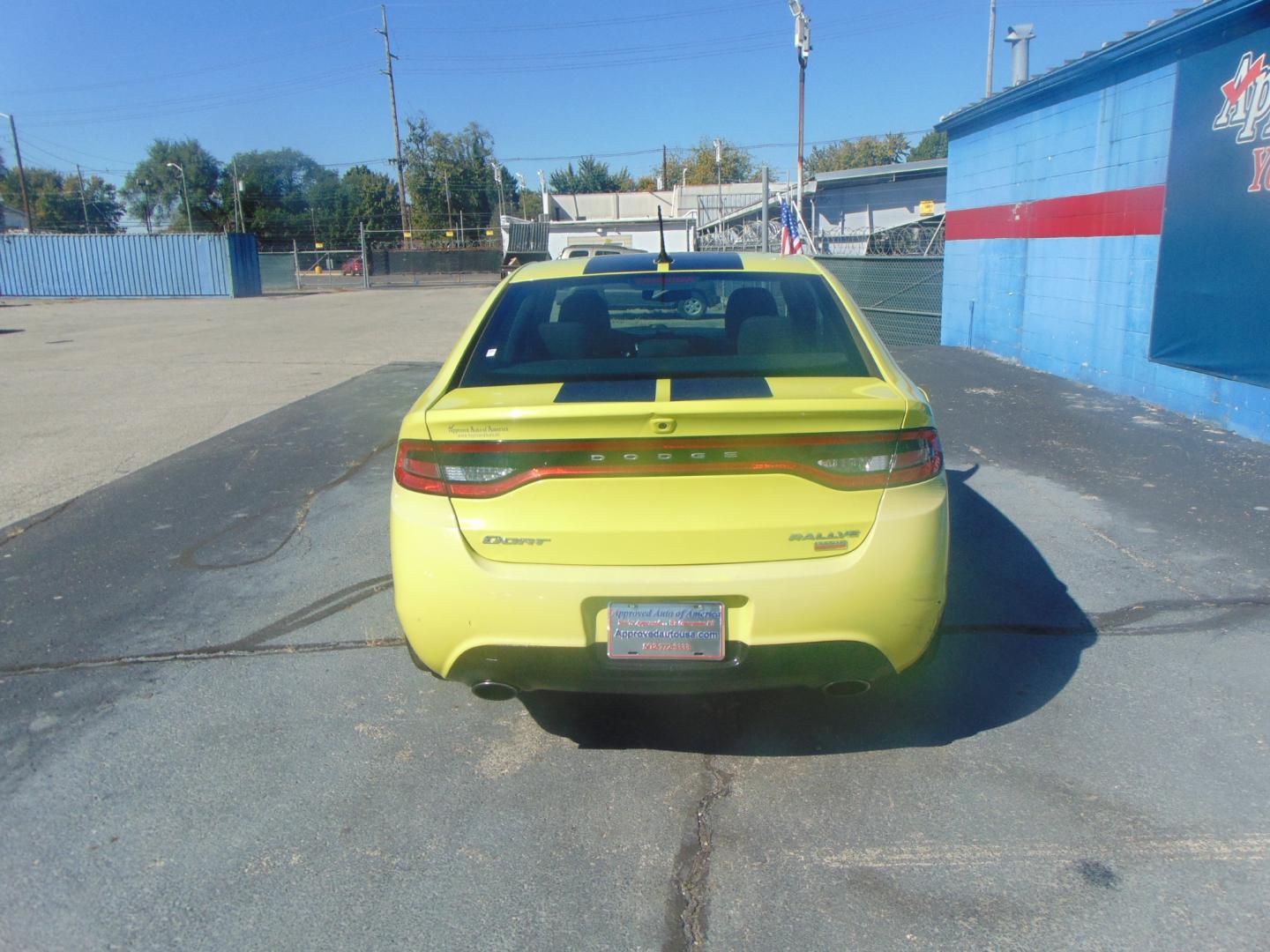 2013 Yellow Dodge Dart (1C3CDFBHXDD) with an 4-CYL Tigershark 2.0L engine, Manual, 6-Spd transmission, located at 2105 Dixie Hwy, Louisville, KY, 40210, (502) 772-3333, 38.220932, -85.795441 - Unable to interpret response, please check raw response - Photo#7